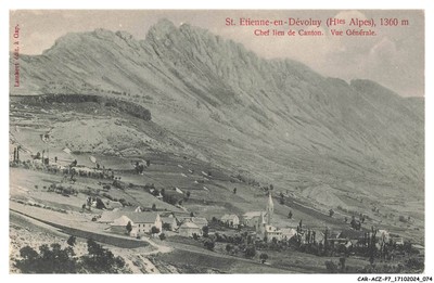 CAR-ACZP7-0369-05 - ST-ETIENNE-EN-DEVOLUY - Hauptort des Kantons - Gesamtansicht