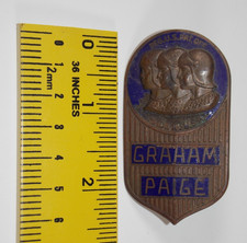 Rare 1929 Graham Paige Six Cylinder Car Radiator Automotive Emblem Logo Badge