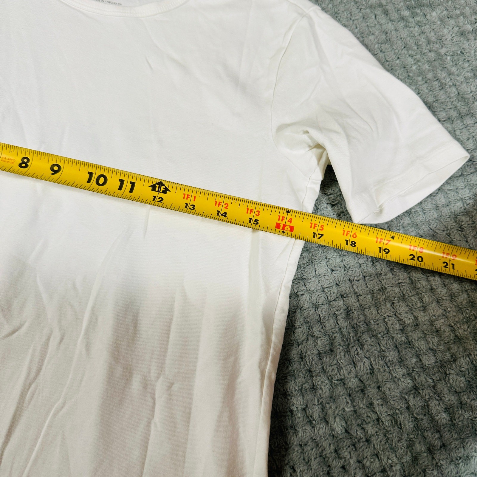 ARMANI EXCHANGE classic basic white short sleeve … - image 4