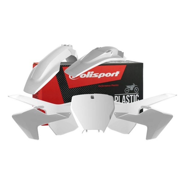 Husqvarna TC 125 FC 250 350 450 Kit Kunststoff Verkleidung Weiß Polisport 90687-image