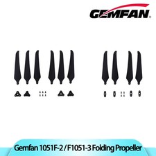 2Pairs Gemfan 1051F-2 2-blade Propeller F1051-3 3-blade Folding Propeller 10Inch