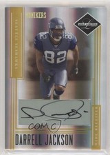 2006 Leaf Limited Monikers Gold 41/82 Darrell Jackson #101 Auto r7d