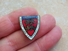 Rare Badge Insigne du Personnel Paquebot Normandie Transatlantique French Line