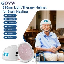 810nm Near Infrared Light Therapy Brain Helmet Enhance Cognitive Treat Migraine