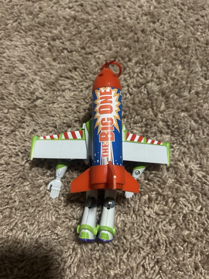 Figura de acción Thinkway Toys Buzz Lightyear “The Big One” Flying Rocket Pixar Foto 3 de 4