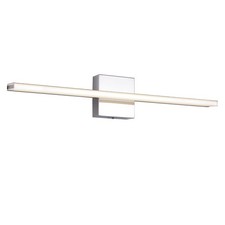 Chrome Bathroom Light Fixtures 24 Inch Bath Wall Lighting IP44 14W Vanity Lam...