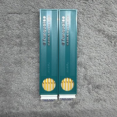 Vintage Berol Turquoise Eagle Drawing Leads #2376 YELLOW 2 12 Packs