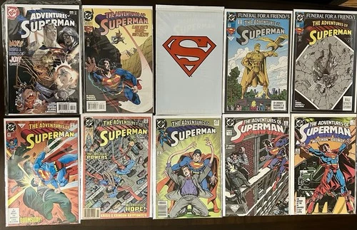 Superman Comics Lot of 10 Vintage to Modern DC Comics Higher Grades