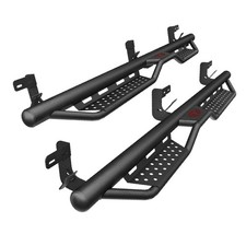 Heavy Duty Crew Cab Side Steps Rust Resistant Running Boards Easy Install for