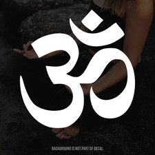 Aum Om - Yoga Symbol Vinyl Decal Sticker