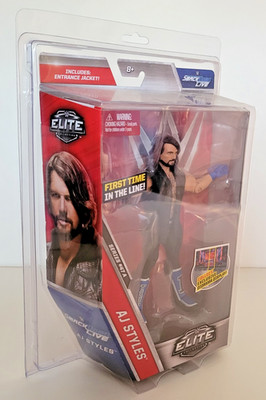 2016 WWE Elite Collection Series 47A AJ Styles First Time In Line Action Figure