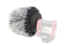 Fur windscreen Wind Shield Compatible for rode VideoMic GO II 2 VMGOII...