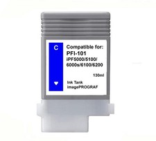 PFI-101 Cyan Ink Cartridge Fit Canon iPF 5000 5100 6000s 6100 6200