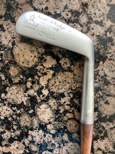 Antique Hickory Wood Shaft Hendry Bishop Heavy Jigger Golf Club D4.5, 32 , 37.5