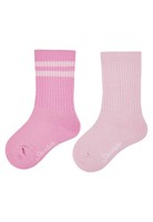 Socken Doppelpack Kinder GrößE 34 Coolmax Atmungsaktiv Rippe Sterntaler