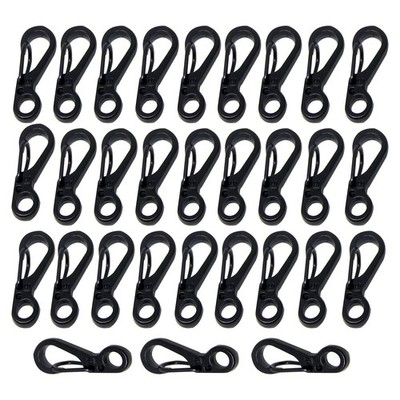 Mini Carabiner Clips With Metal Spring Wiregate Hook And Little Eye Hole For Key