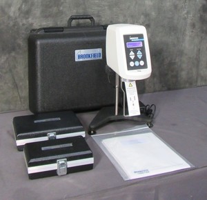 Brookfield Ametek DVE LVT Viscometer w/ Small Sample & Spindle Set