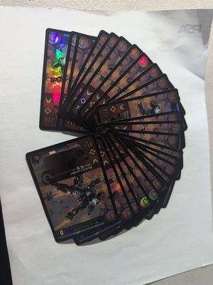 25 Cards Upper Deck Marvel Vs System War Machine Metallic Foil Cards OP