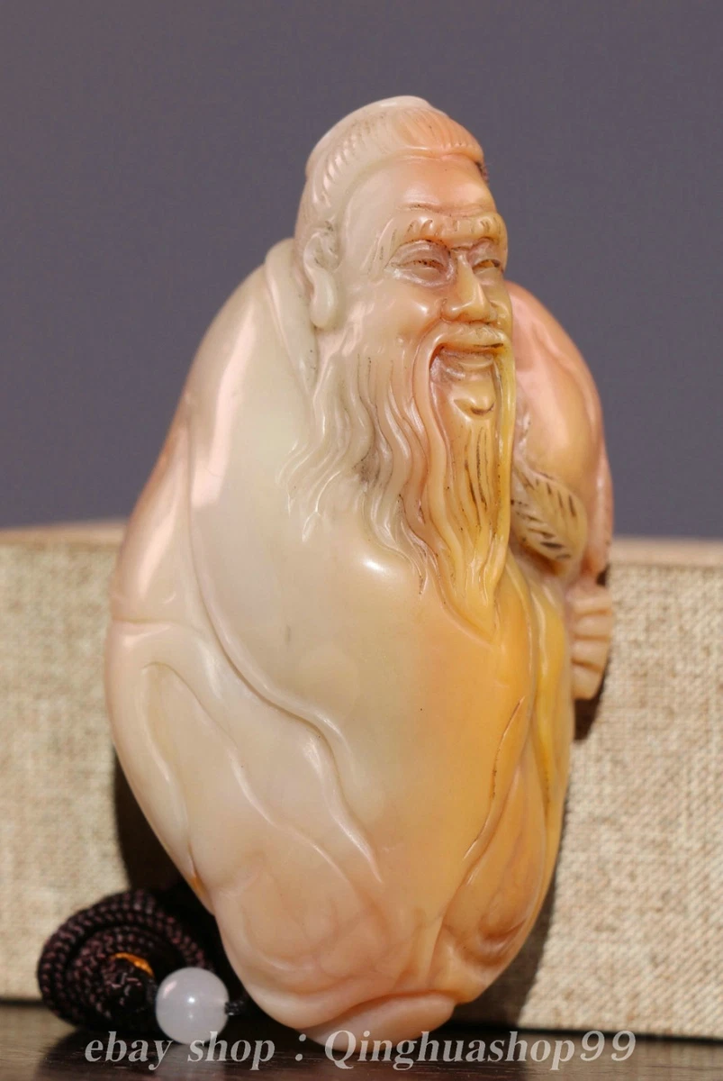 中国古董佛像和寿山石主雕像| eBay
