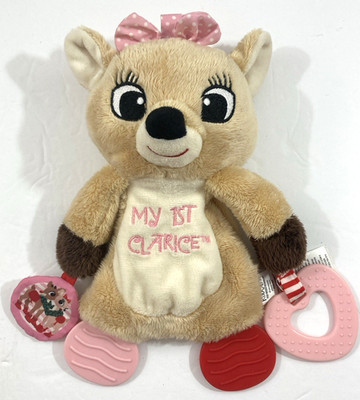 Rudolph Red Nosed Reindeer My 1st Clarice plush Christmas Baby Toy 10''