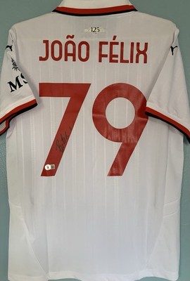 Joao Felix Signed Autographed AC Milan 2024/25 Away Jersey Soccer