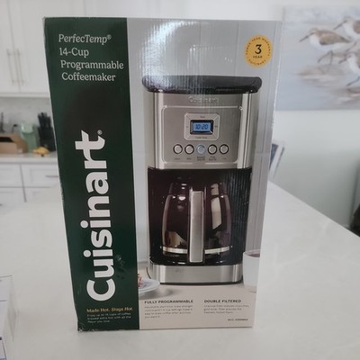 Cuisinart Perfect Temp 14 Cup Programmable Coffeemaker DCC3200NAS *NIB 