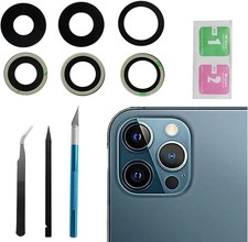 3pcs Set Sapphire Rear Back Camera Glass Lens Replacement for iPhone 12 Pro Max