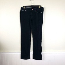 Women's Dolce & Gabbana Black Corduroy Slimmy Straight Leg Pants Waist Sz 26/SM