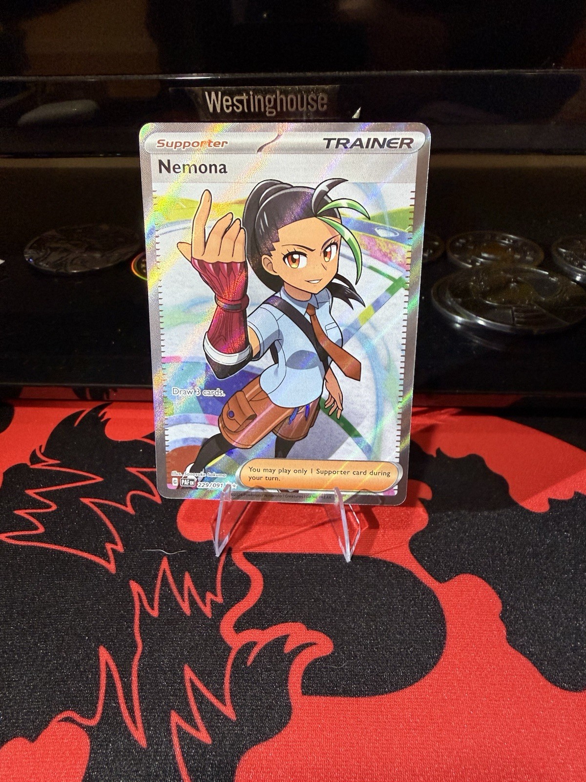 Nemona 229/091 SV: Paldean Fates Holo