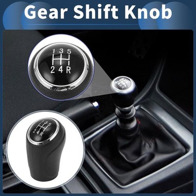 5 Speed Gear Shift Knob Fit for Suzuki SX4 S-Cross 2016-2021 Black Plastic