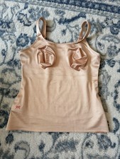 Ruby Ribbon Original Cami 38 Nude Beige Seamless Shaping Tank Style 3022