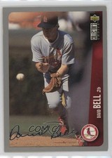 1996 Upper Deck Collector's Choice Silver Foil Signature David Bell #687 05up