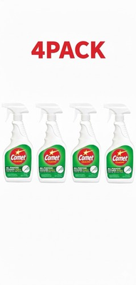 #ad #ad 4 Pack Comet All Purpose Cleaner With Bleach for Bathroom and Kitchen 24 Fl Oz $27.00