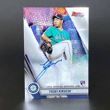 Yusei Kikuchi MLB Angels 2019 Bowman's Best Rookie Auto #B19-YK Baseball Card. rookie card picture