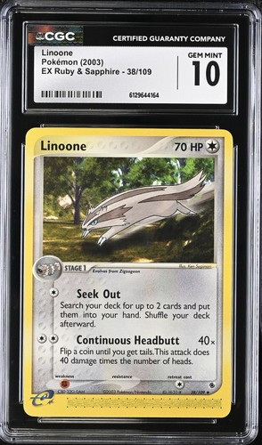 Linoone graded CGC 10 for sale on eBay