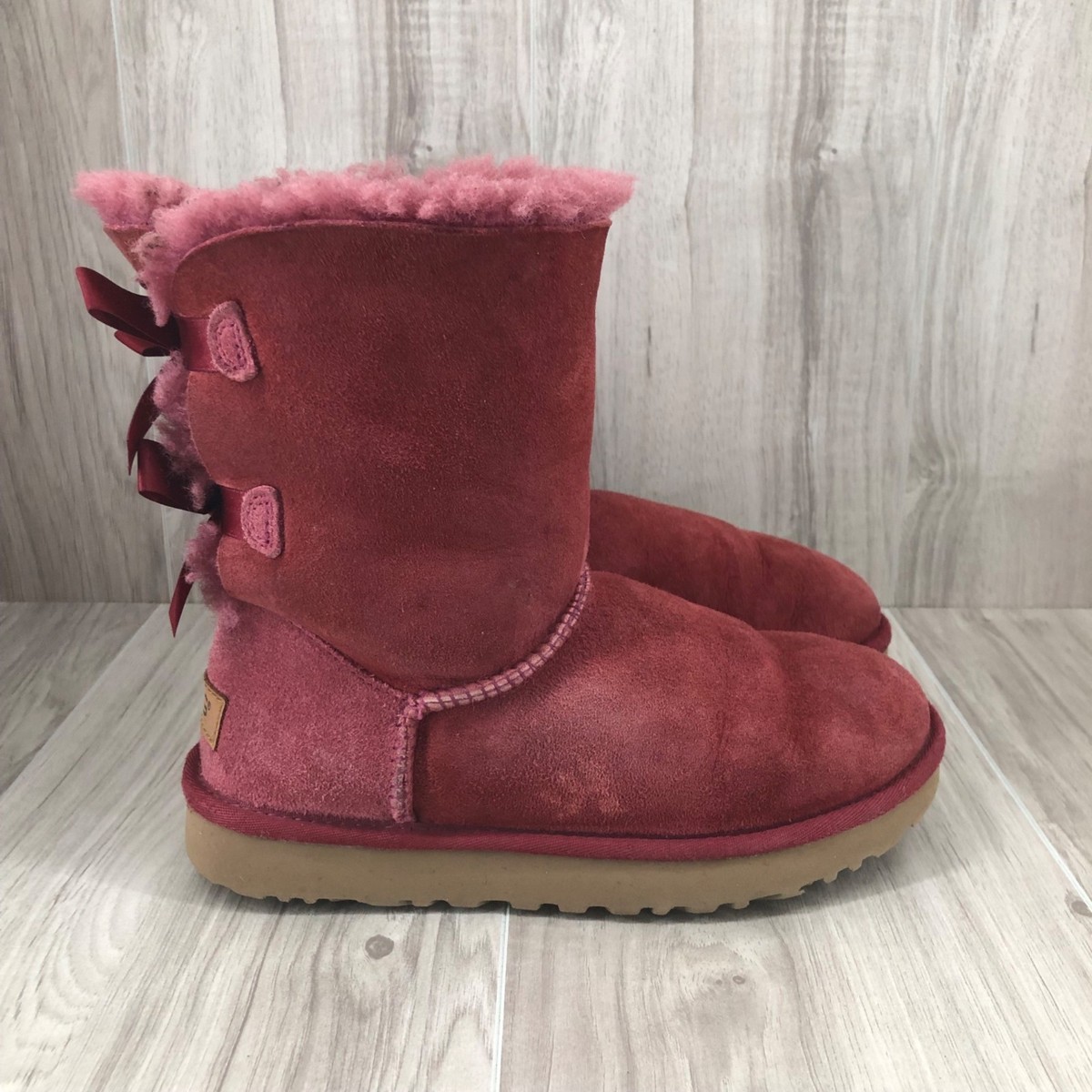 Suede Maroon Uggs Boots UGG Neumel Boots Suede Burgundy Red Women