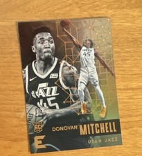 Panini 2017-18 Essentials Donovan Mitchell Utah Jazz Rookie Card #149. rookie card picture