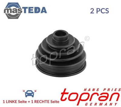 104 059 ACHSMANSCHETTE ANTRIEBSWELLE TOPRAN 2PCS FÜR SKODA SUPERB I