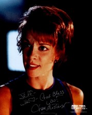 CHASE MASTERSON autographed signed Color 8x10 Photo STAR TREK DEEP SPACE 9
