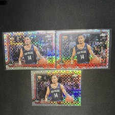 2025 Topps Chrome Micah Peavy Rookie New Orleans Pelicans #291 Lot of 3