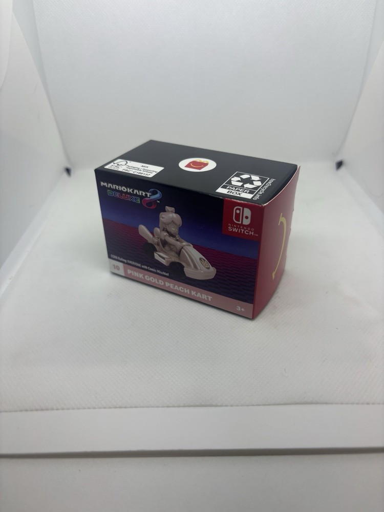 McDonalds Happy Meal 2024 Mario Kart Pink Gold Peach Toy #10 New