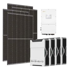 Kit fotovoltaico trifase 30600W inverter Solis 30kW litio 20.8kWh Weco EVO 5k3