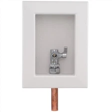 Holdrite 3/8 Inch OD Compression Connection Fixture Outlet Box, Pre-Assembled, F