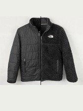 The North Face Black Reversible Mount Chimbo Winter Jacket Boys Size Large 14/16