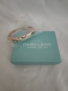Authentic Park Lane Sugar Plum Bracelet Stretch Bangle Gold Plated 7.5 Inch With Tags