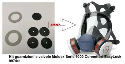 Kit guarnizioni e valvole Moldex Serie 9000 Connettori EasyLock 997402
