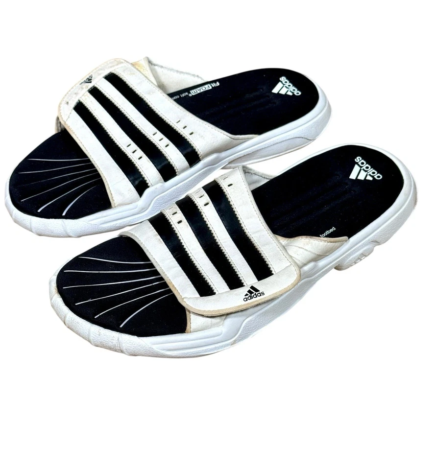 Adidas Superstar Slides Sandals Size 8 FitFOAM Super Soft Excellent Condition - Image 3 of 4