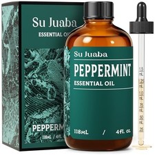 Peppermint Essential Oil - Huge 4 Fl Oz - 100 Pure and Natural - Premium Grade