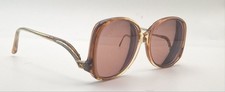 Vintage National 205 Brown Translucent Oval Sunglasses FRAMES ONLY USA