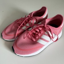 Adidas Youth's Pink Mesh Sneakers